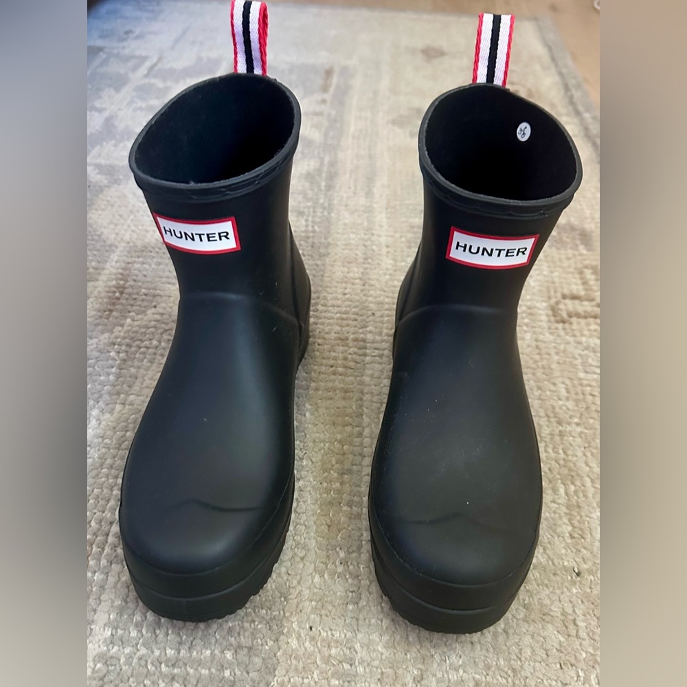 Hunter Black Rain Boots